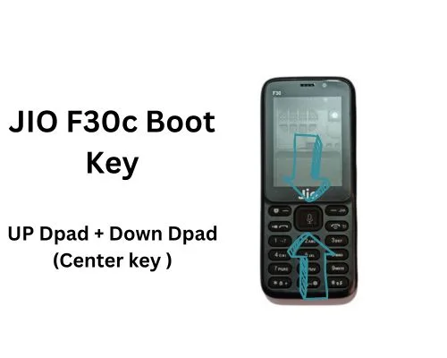 JIO F30c Boot Key