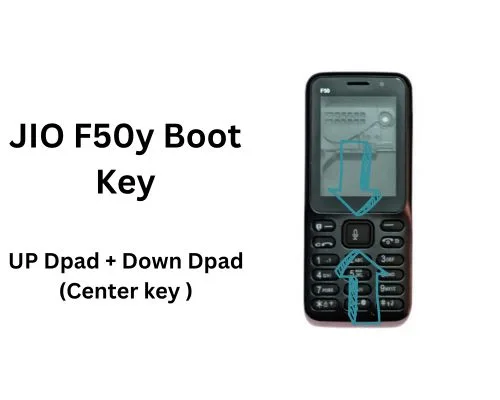 JIO F50y Boot Key