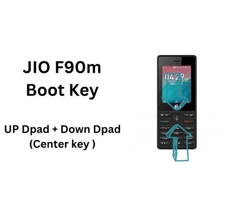 JIO F90m Boot Key