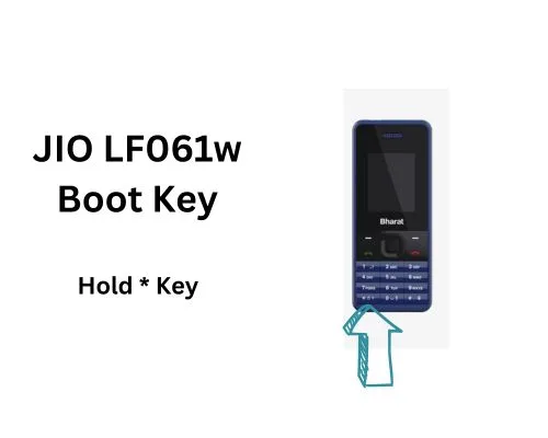 JIO LF061w Boot Key